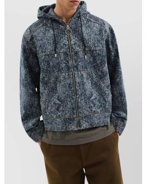 1989 STUDIO Denim Zip Hoodie - Blue
