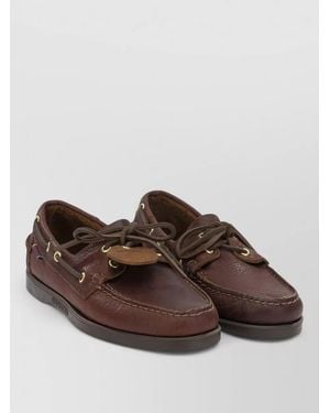 Sebago Portland Artisan Momoth Leather Boat Shoes - Brown