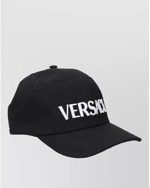 Versace Cotton Baseball Cap - Black