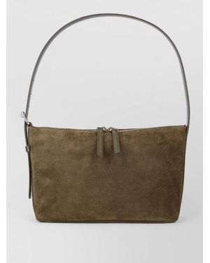 A.P.C. Vera Suede Shoulder Bag Adjustable Strap - Multicolour