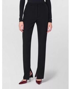 Thelatest Tailored Trousers Belt Loops And Pockets - Black