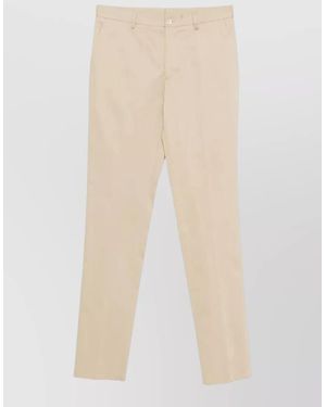 Etro Roma Straight-Leg Trousers - Natural