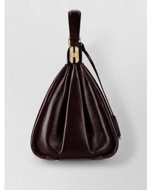 Victoria Beckham Na Calf Leather Clutch Bag - Black
