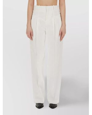 Isabel Marant Staya Tailored Pants - White