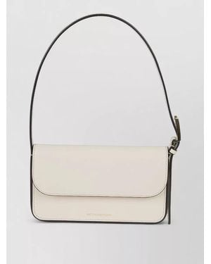 Victoria Beckham Dorian Calf Leather Shoulder Bag - Grey