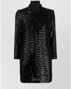 Fabiana Filippi Glitter Mini Dress - Black