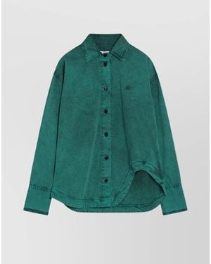 The Attico Cotton Shirt - Green