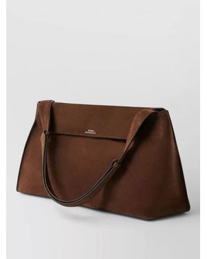 Studio Nicholson Calf Leather Shoulder Bag - Brown