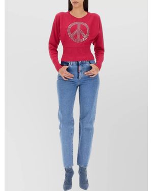 Moschino Wool Jumper - Red