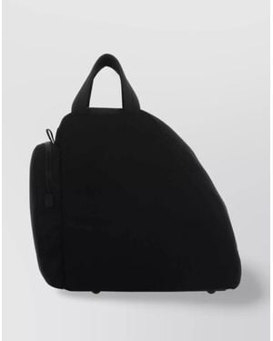 Prada Travel Bag Canvas Top Handles - Black