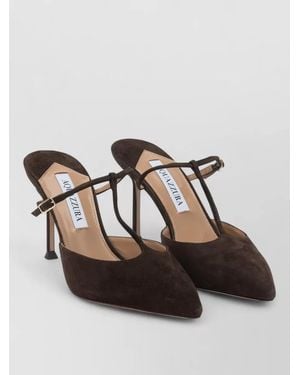 Aquazzura Sorbonne 85 Mm Pointed Toe Mules - Multicolour