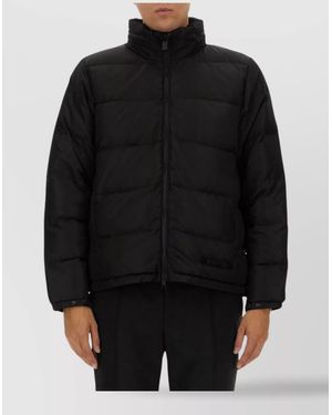Aspesi Quilted High Collar Puffer Jacket - Black