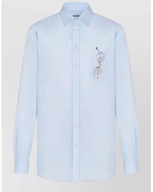 Moschino Printed Shirt - Blue