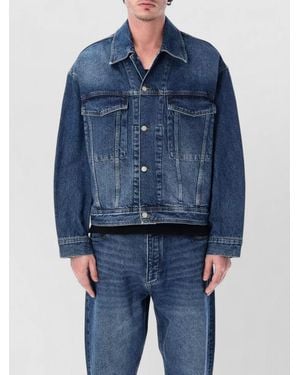 Studio Nicholson Denim Boxy Jacket - Blue