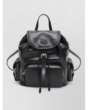 Miu Miu Na Backpack - Black