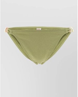 Eres Farrah Bikini Briefs Beaded Low Rise Ties - Green