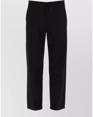 BOSS Tailored Trousers Featuring Belt Loops And Pockets - Black