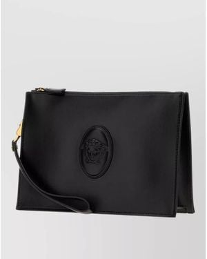 Versace Leather Wallet - Black