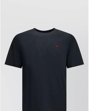 Maison Kitsuné Cotton Crew-Neck T-Shirt - Blue