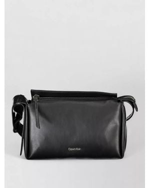Calvin Klein Knotted Strap Crossbody Bag - Black