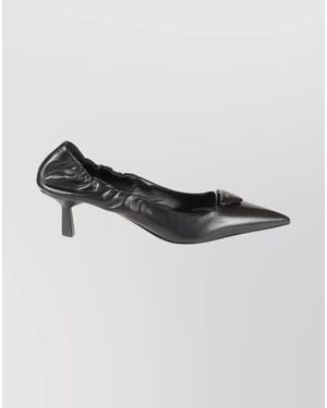 Prada Leather Pointed-Toe Court Shoes - Multicolour