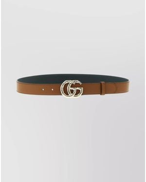 Gucci Leather Belt - Grey