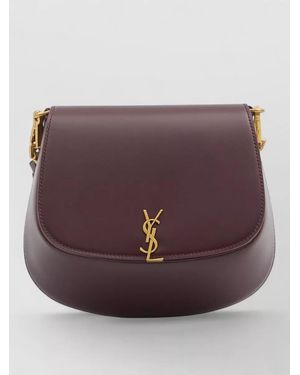 Saint Laurent Voltaire Mini Leather Tote Bag - Purple
