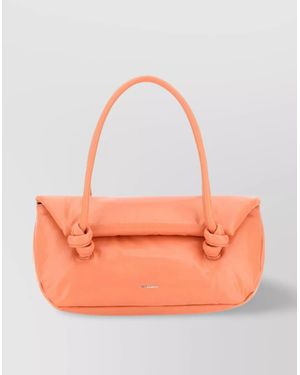 Jil Sander Small Calf Leather Shoulder Bag - Orange