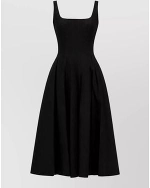 STAUD Ellison Midi Dress - Black