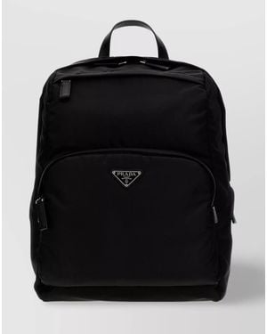 Prada Nylon Backpack - Black