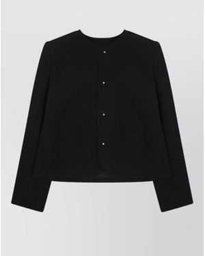 Celine Single-Breasted Coat - Black