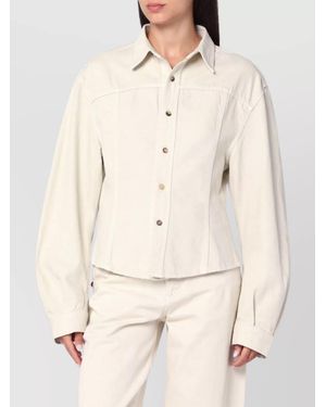 Haikure Denim Shirt - Natural