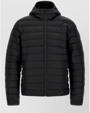 Canada Goose Down Hooded Quilted Puffer Jacket - Blue
