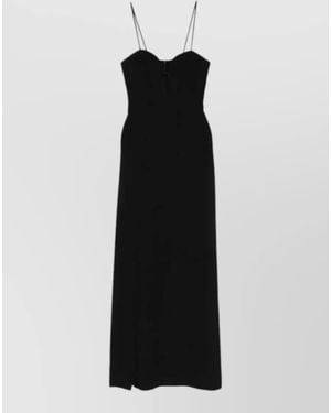 Raquel Diniz Jakie Dress Spaghetti Straps Sweetheart Neckline - Black