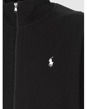 Ralph Lauren High Collar Sweatshirt - Black