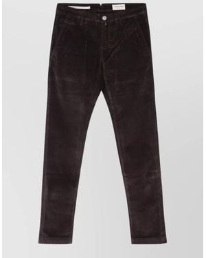 Jacob Cohen Slim Fit Denim Trousers Five Pocket Design - Black