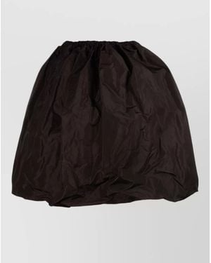 Prada Voluminous Silhouette Skirt Midi Length - Black