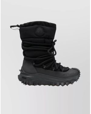 Moncler High Snow Boots Pull Tab - Black