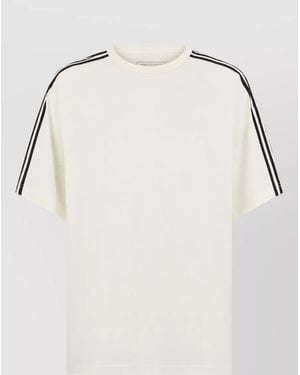 Y-3 Cotton Short-Sleeve Loose-Fit T-Shirt - Natural