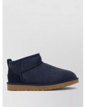 UGG Suede Leather Ankle Boots - Blue