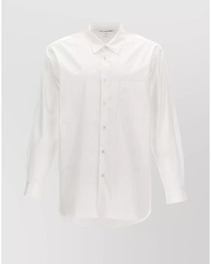 Comme des Garçons Cotton Shirt - White