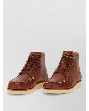 Sebago Leather Tala Mid Tumb Boots - Brown