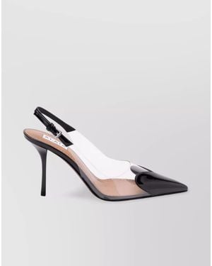 Alaïa Heart Slingbacks - Metallic