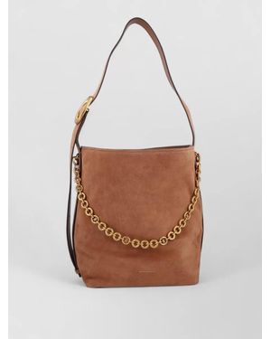 Michael Kors Large Leather Bucket Bag - Brown