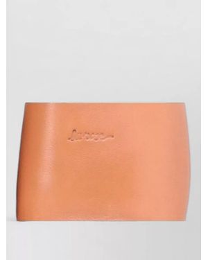 LA ROSE Leather Sandals - Orange