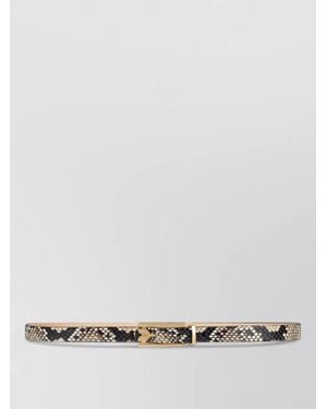 Victoria Beckham Calf Leather Dorian Pin Buckle Belt - Multicolor