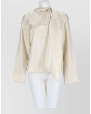 Loulou de Saison Silk Blouse - White