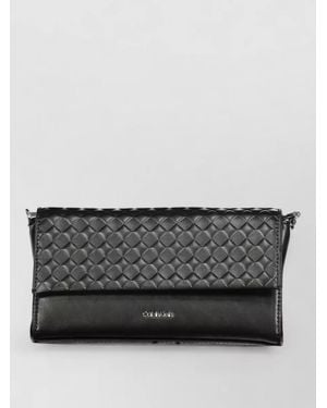 Calvin Klein Quilted Shoulder Bag - Gray
