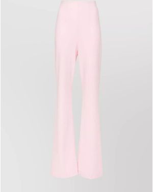 Sportmax High-Rise Flared Trousers - Pink