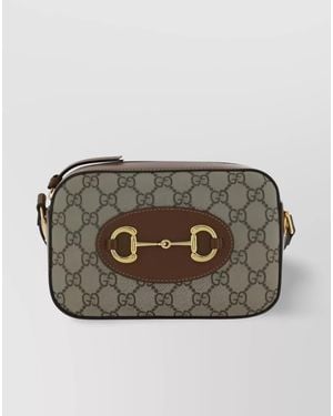 Gucci Horsebit 1955 Cross-Body Bag - Gray